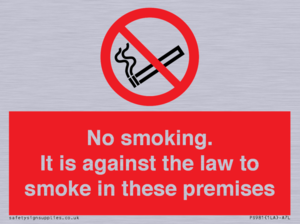 no smoking against the law